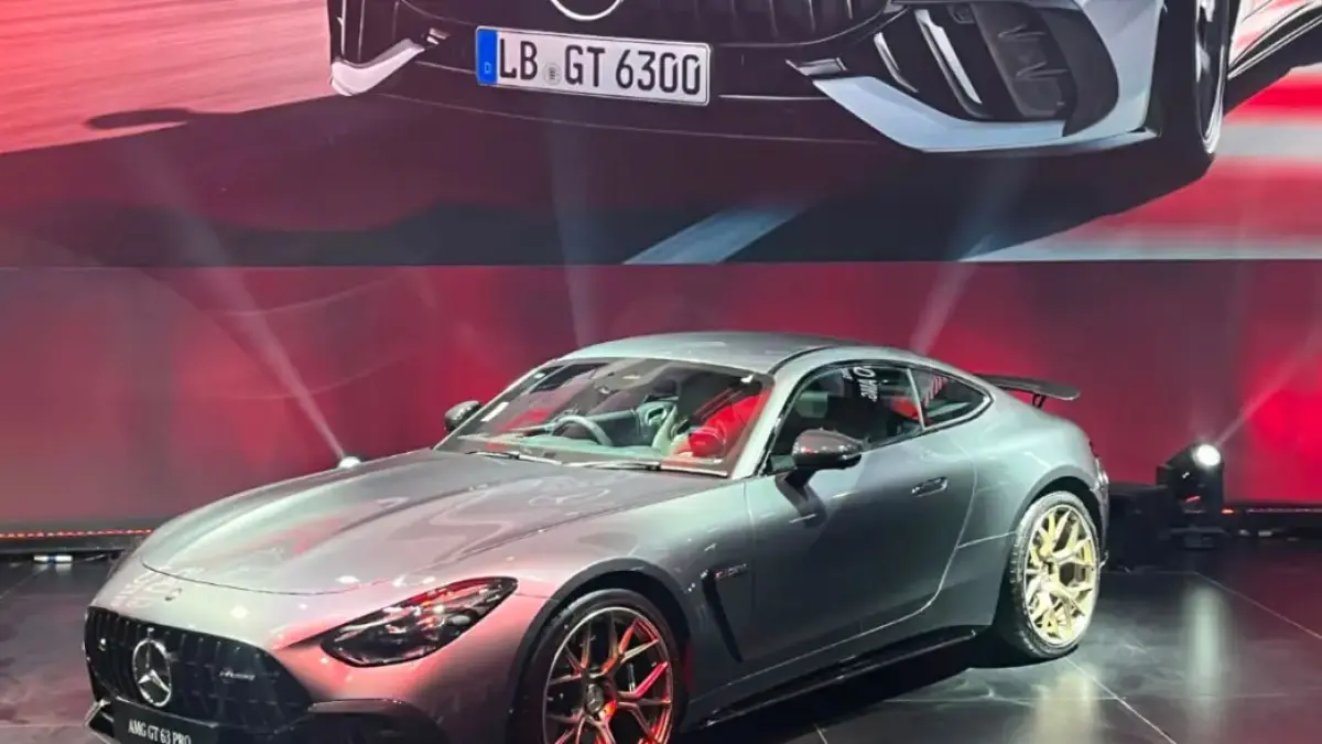 The all-new Mercedes-AMG GT 63 Pro 4Matic+ di GIIAS 2026. (Nanda Prayoga/JawaPos.com)