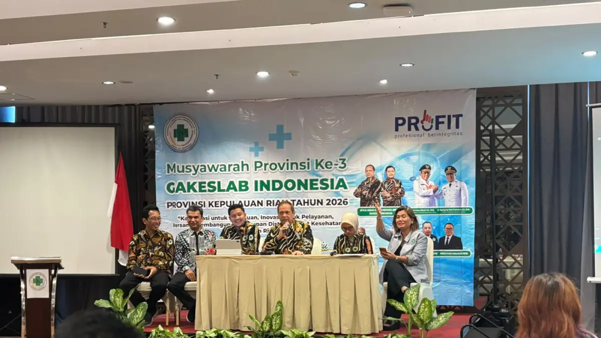 Suasana Musyawarah Provinsi (Musprov) III Gakeslab Indonesia Provinsi Kepri yang digelar di Hotel Santika Batam, Sabtu (1/8).