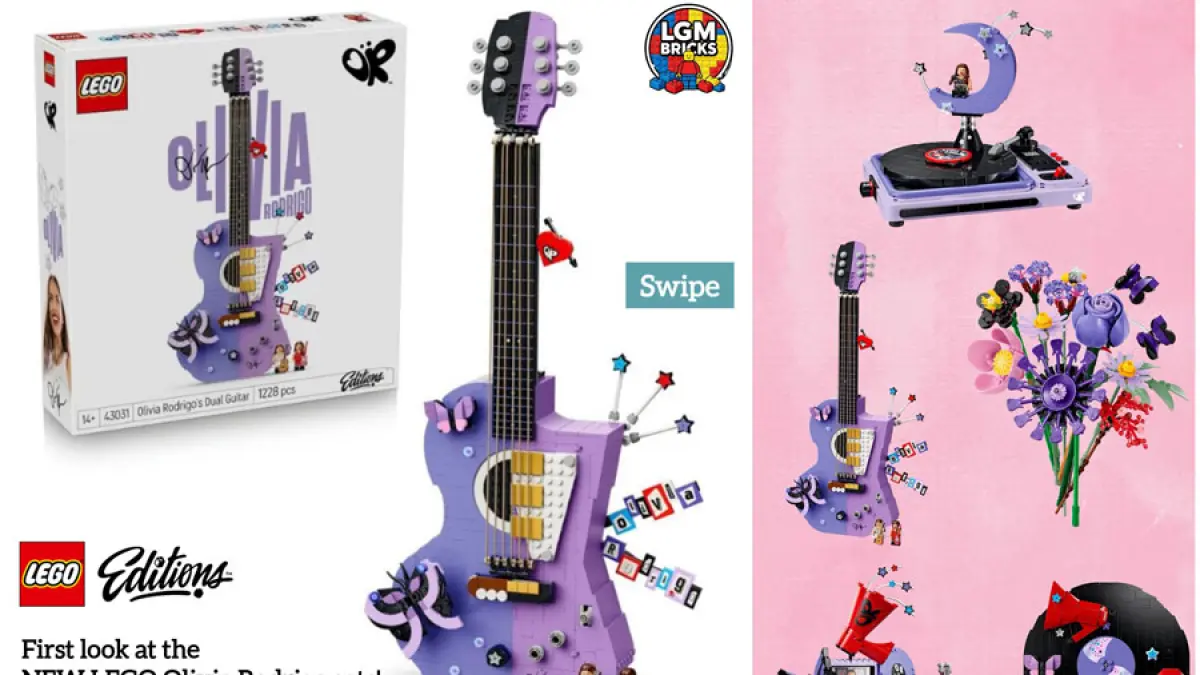 Olivia Rodrigo Kolaborasi dengan Lego, Hadirkan Lima Set Baru