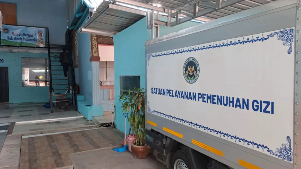 SPPG Tanjunguban 3, salah satu dapur MBG di Jalan Indunsuri, Tanjunguban, Kecamatan Bintan Utara terlihat berhenti beroperasi. F.Slamet Nofasusanto/Batam Pos.