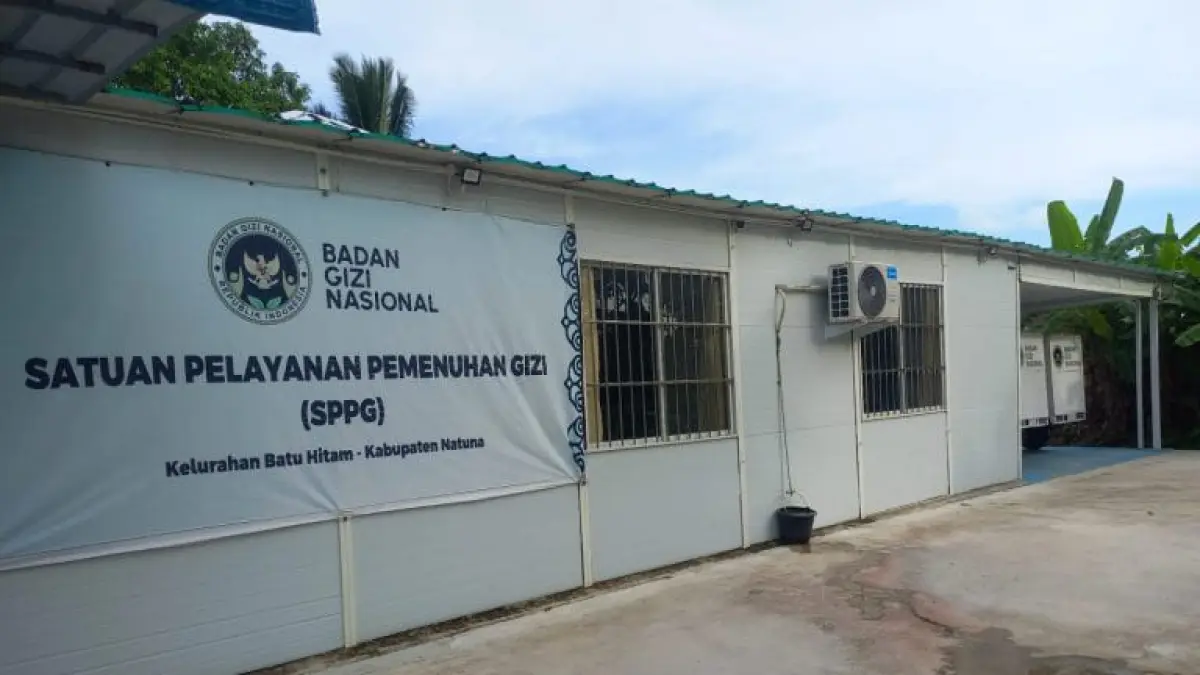 Satuan Pelayanan Pemenuhan Gizi (SPPG) Kelurahan Batu Hitam, Kabupaten Natuna. F. Faidillah/Batam Pos.