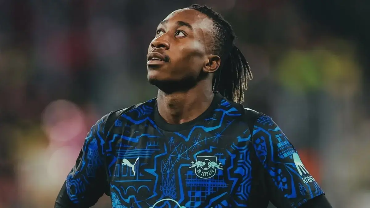 Yan Diomande ungkapkan keinginannya untuk hengkang dari RB Leipzig. (@yandiomande/Instagram)