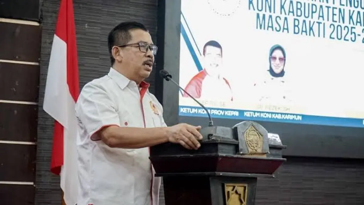 Ketua Umum KONI Kepri Usep Rahmat S. F.istimewa