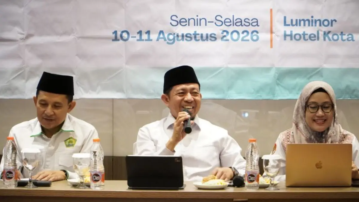 Direktur Pesantren Kementerian Agama Basnang Said saat penyusunan Pesantren Ramah Anak 2026 di Jakarta, Selasa (11/8/2026). ANTARA/HO-Kemenag