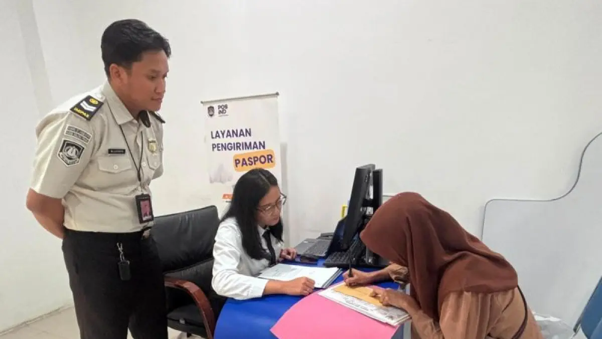 Kantor Imigrasi Kelas I TPI Tanjungpinang, Kepulauan Riau (Kepri) menghadirkan inovasi layanan antar paspor IDEPAS (Imigrasi DElivery PASpor) untuk meningkatkan kualitas pelayanan publik, Selasa (11/8/2026). ANTARA/Ogen