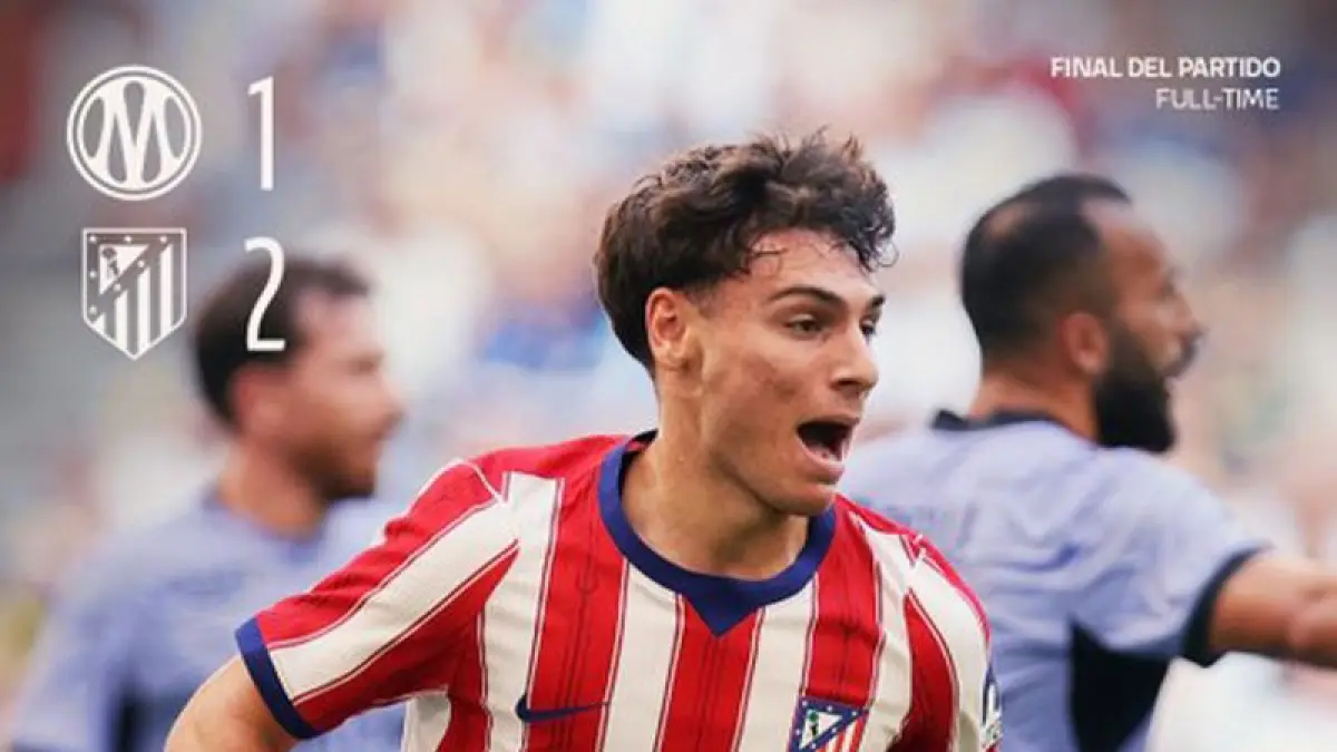 Atletico Madrid menekuk Marseille 2-1 dalam laga uji coba di Stade Velodrome, Marseille, Sabtu pagi WIB. (X/Atleti)
