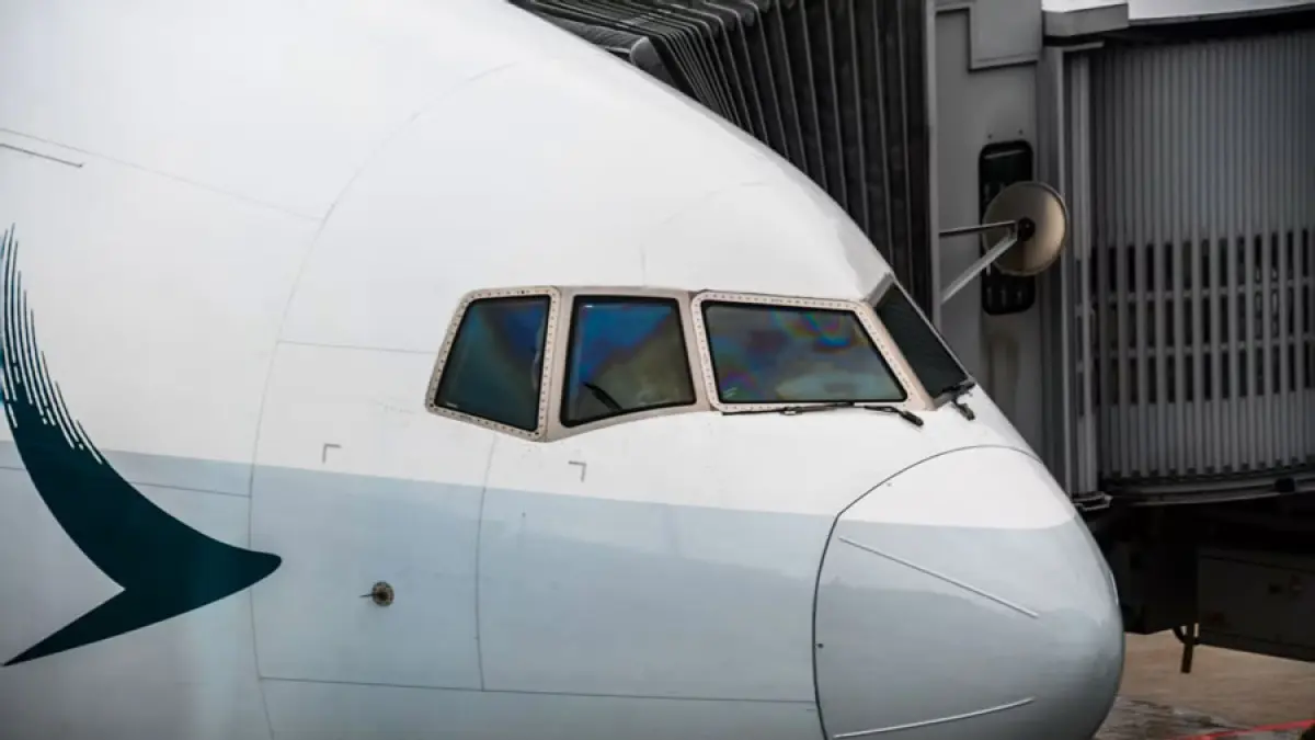 Ilustrasi pesawat Cathay Pacific. Foto: Unsplash