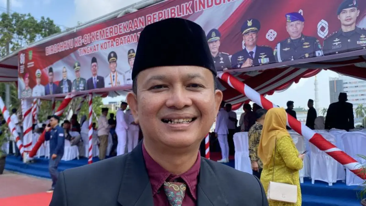 Kepala DBMSDA Batam Metra Dinata. (ANTARA/Amandine Nadja)

