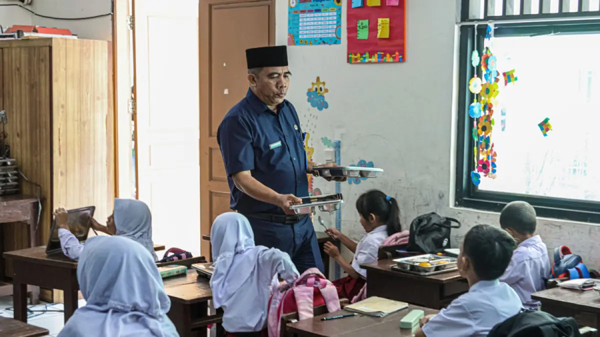 Ilustrasi guru. (Hanung Hambara/Jawa Pos)