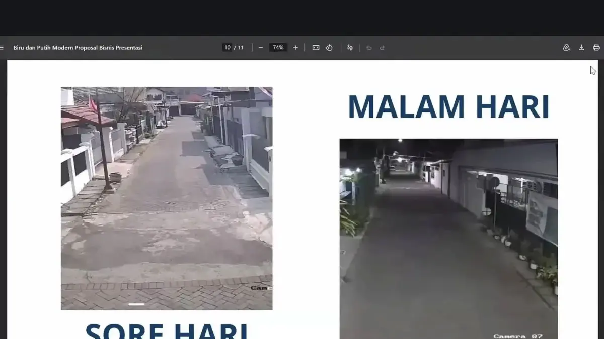 RW 1 Pucang Sewu Surabaya melarang parkir di jalan lingkungan setelah pukul 22.00 WIB. Pelanggar dikenai denda Rp500 ribu per hari. (Diskominfo Surabaya)