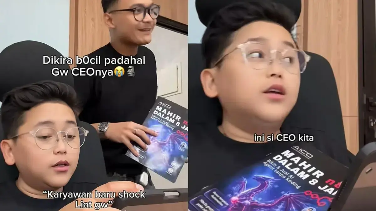 Video viral CEO Sachet. (Akun TikTok CEO Sachet)