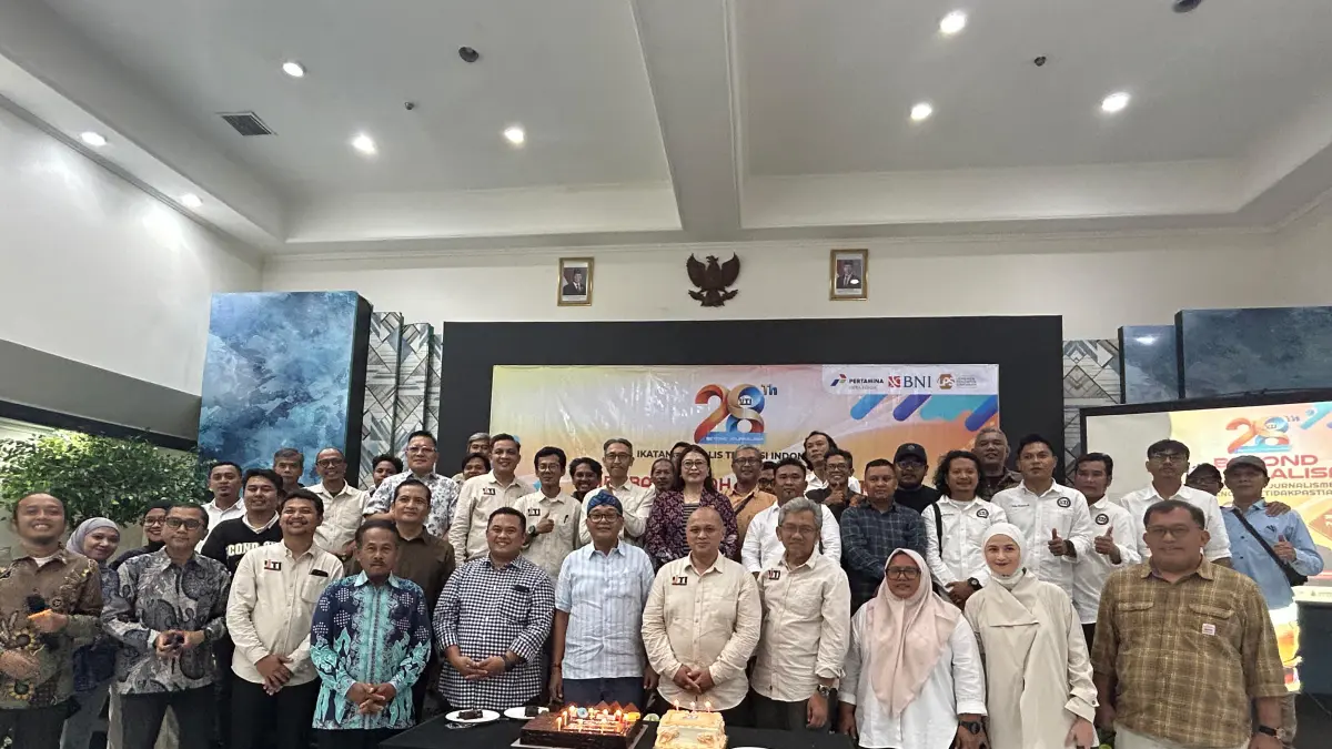 Peringatan 28 tahun Ikatan Jurnalis Televisi Indonesia (IJTI) Kepulauan Riau di Gedung Dewan Pers, Jakarta, Kamis (20/8/2026). F.Ist