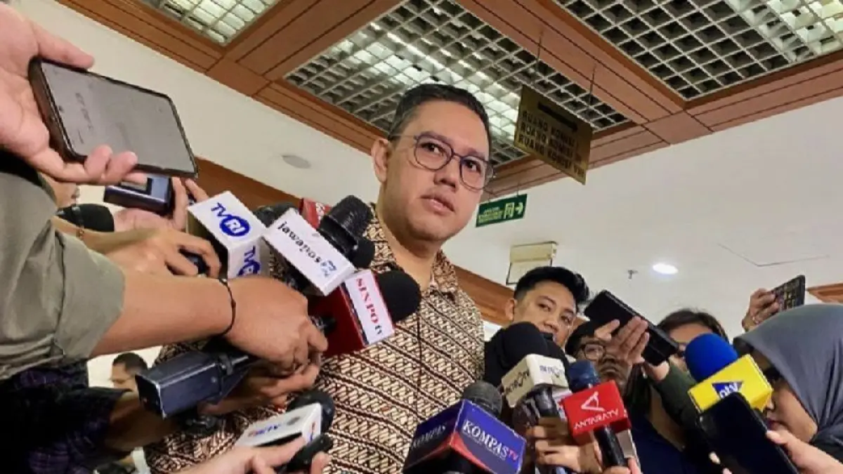Wakil Ketua Komisi I Dewan Perwakilan Rakyat Republik Indonesia (DPR RI) Dave Laksono. (ANTARA/Fath Putra Mulya/am.)