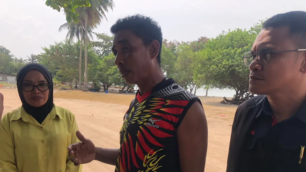 Pengelola Pantau Bahagia, Nongsa memberikan keterangan terkait keributan dengan pengunjung. F.ist