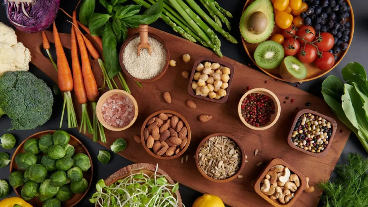 ilustrasi makanan tinggi serat. Sumber foto: Freepik