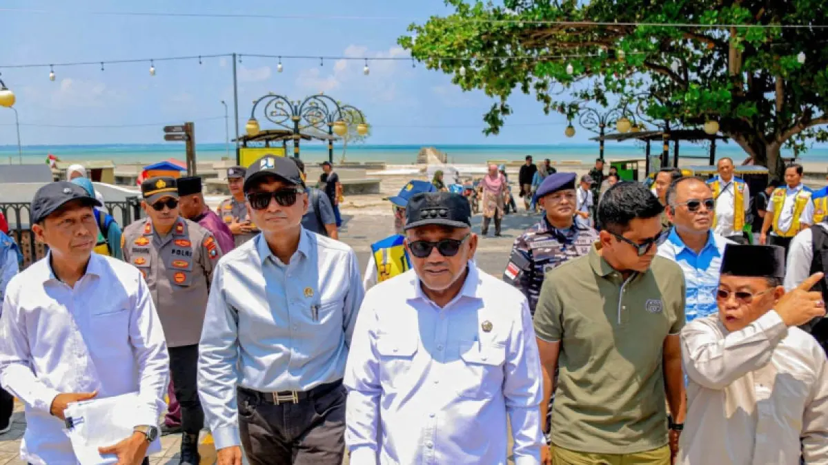 Menteri Pekerjaan Umum (PU) Republik Indonesia Dody Hanggodo meninjau Pulau Penyengat, Kota Tanjungpinang, Kepri, Sabtu (29/8/2026). ANTARA/Ogen 