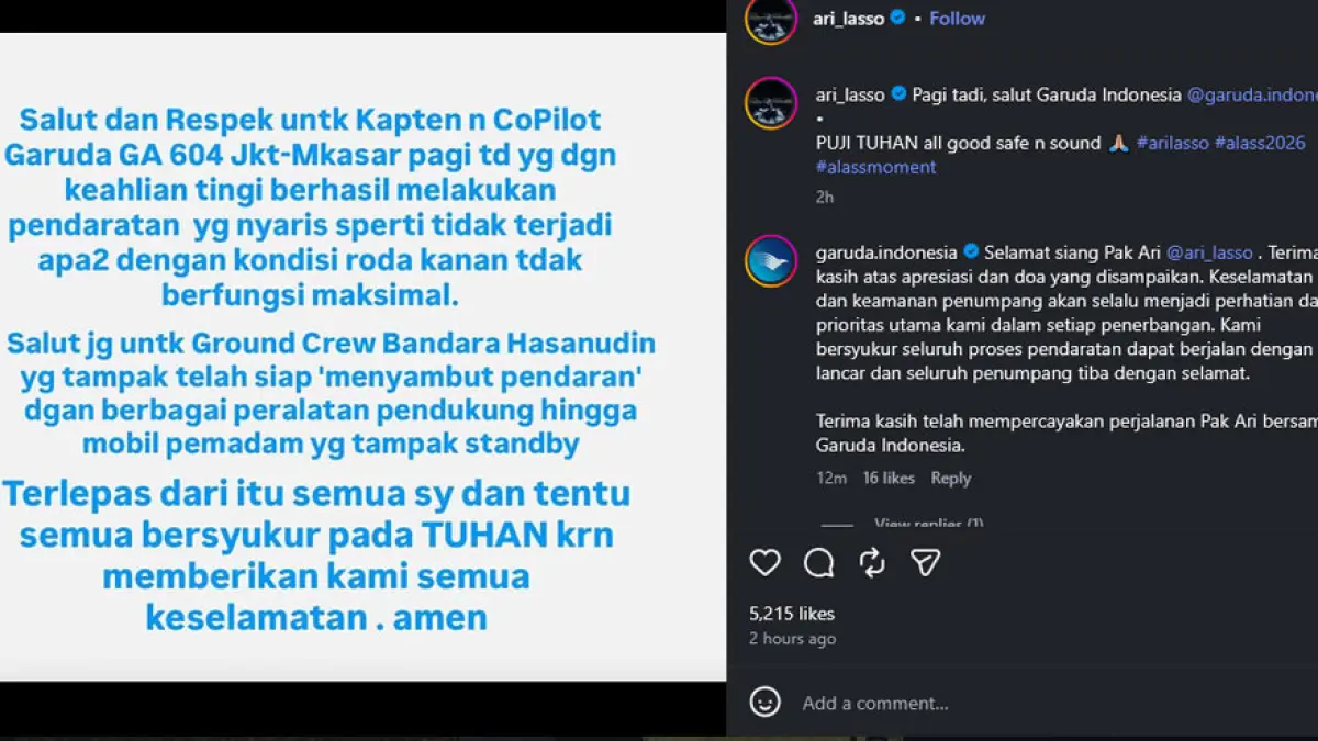 Tangkapan layar IG Air Lasso