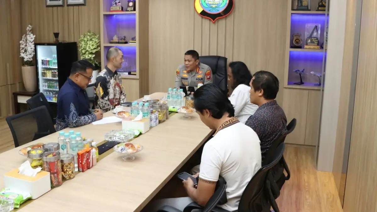 Kapolresta Barelang menerima kunjungan Konsulat Jenderal Jepang di Medan, Jumat (4/9). F.Istimewa 