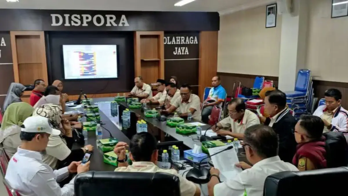 Pembahasan Porprov Kepri VI Tanjungpinang yang dijadwalkan berlangsung selama delapan hari, mulai Minggu 1 November 2026 hingga Minggu 8 November 2026