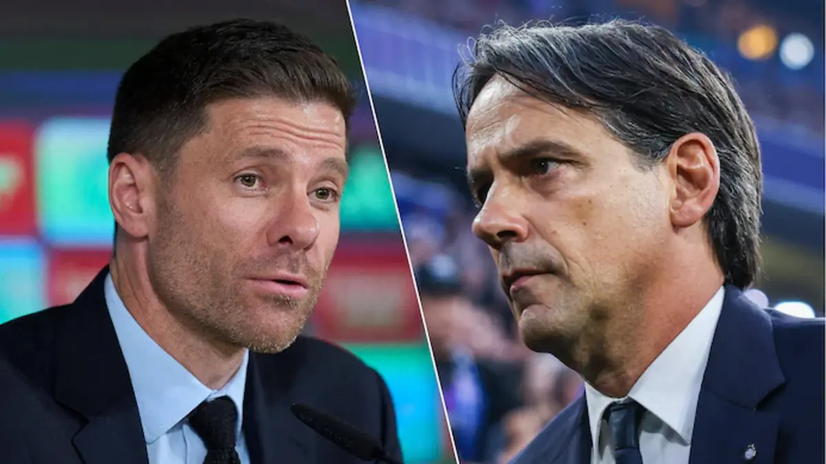Xabi Alonso (kiri) dan Simone Inzaghi. (Photo News)