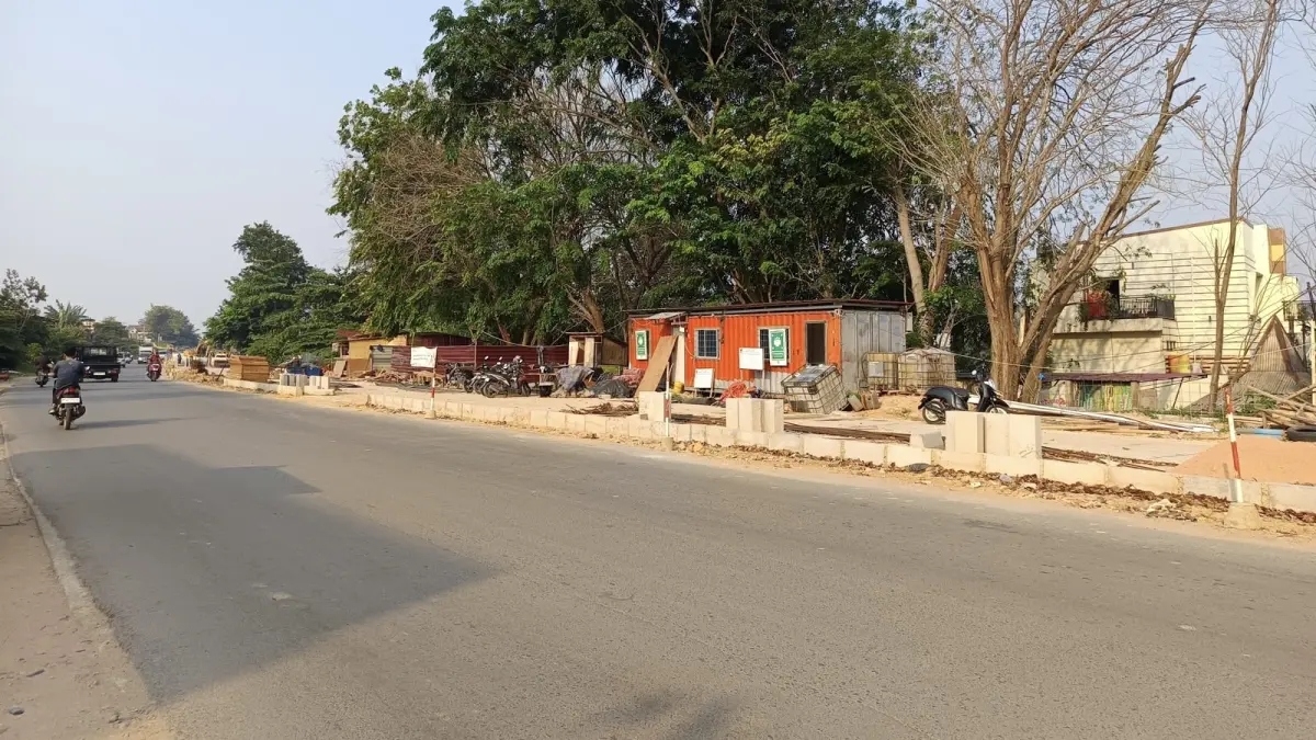 Jalan Tengku Sulung, Batam Kota yang akan ditutup selama 2 pekan. F.Jamaluddin/Batam Pos