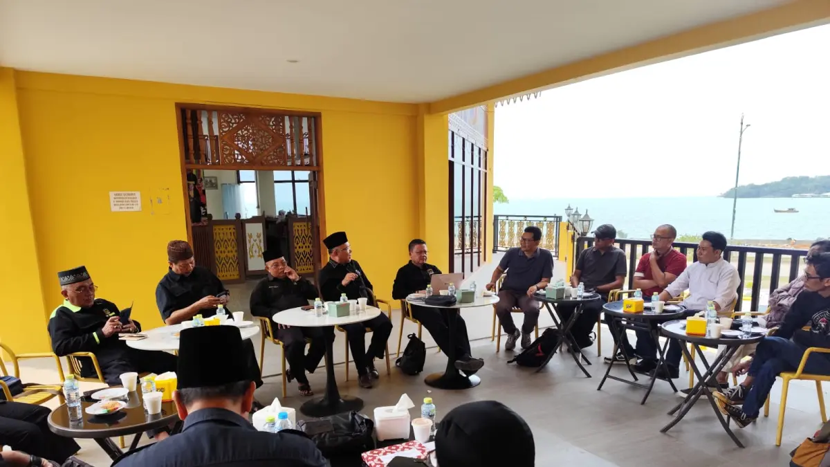 AMSI Kepri saat audensi dengan LAM Kepri di Tanjungpinang, Kamis (10/9). F. Mohamad Ismail/Batam Pos