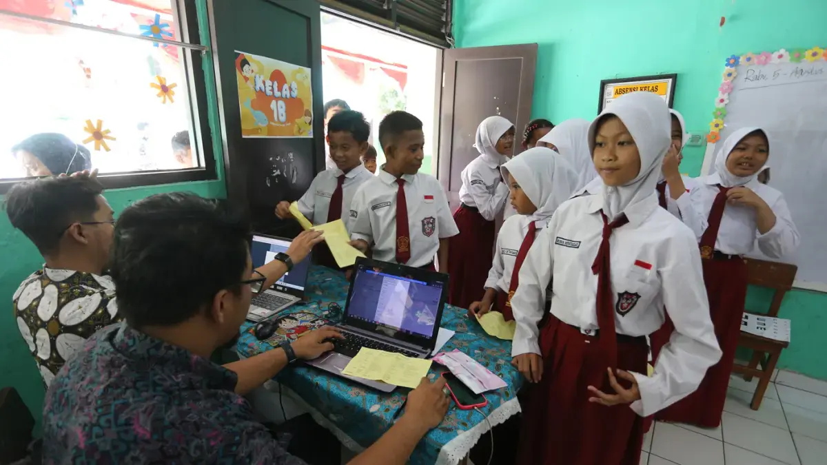 Ilustrasi anak sekolah. (JawaPos)