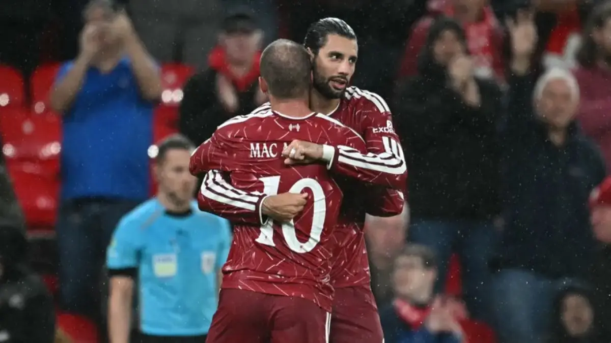 Liverpool kalahkan Tottenham Hotspur berkat gol Dominik Szoboszlai di Carabao Cup (Bein Sports)
