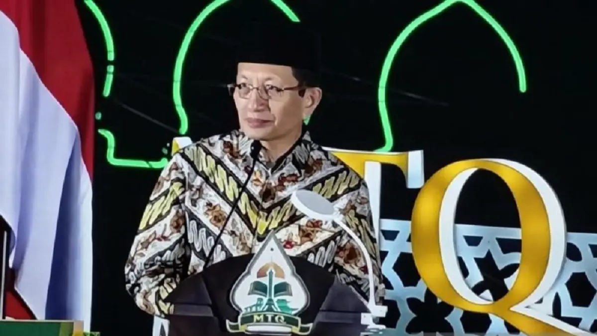 Menteri Agama Nasaruddin Umar. (ANTARA/Zuhdiar Laeis)