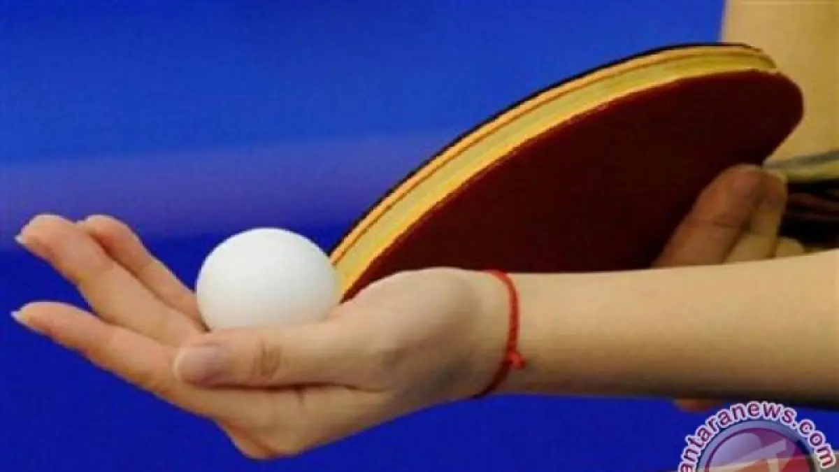 Ilustrasi - Cabang olahraga tenis meja. Tim tenis meja ganda campuran Indonesia Affan Pratama/Cindy Putri berhasil mengalahkan wakil Iran Benyamin Faraji/Setayesh Iloukhani dengan skor 3-2 pada laga pertama mereka di Asian Games 2026 Aichi-Nagoya. (Persatuan Tenis Meja Seluruh Indonesia/PTMSI)