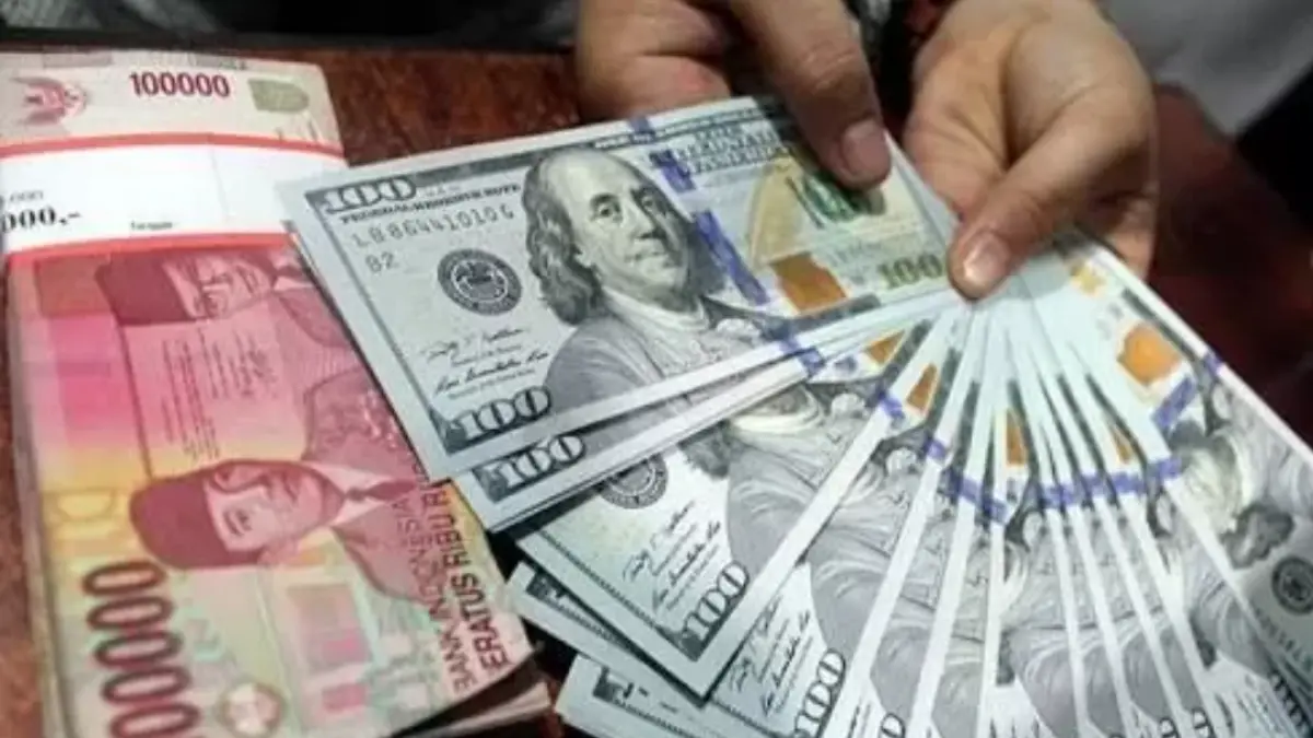 ILUSTRASI. nilai tukar kurs (rupiah) terhadap dolar AS .(JawaPos)