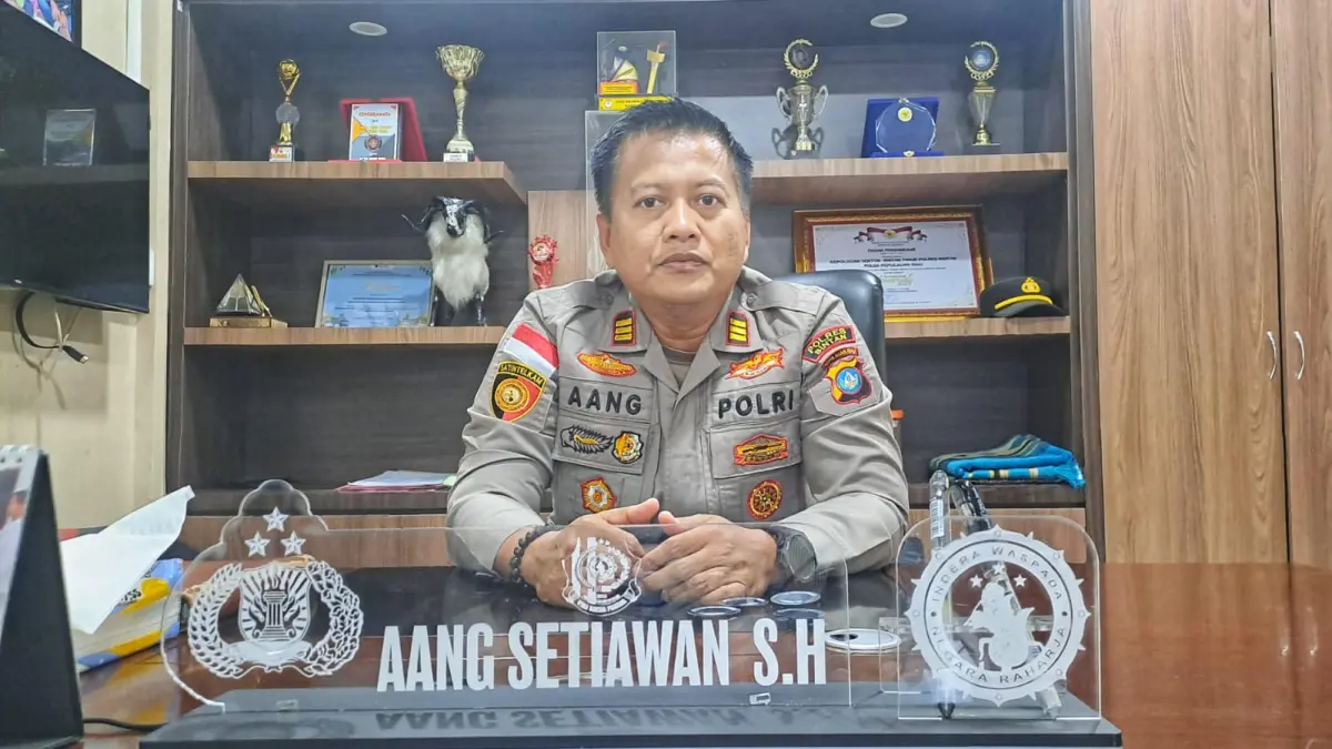 Kapolsek Bintan Timur, AKP Aang Setiawan. F.Slamet Nofasusanto/Batam Pos