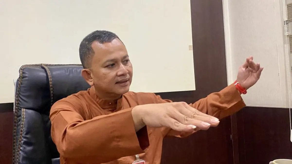 Kepala DBMSDA Batam Metra Dinata (ANTARA/Amandine Nadja)