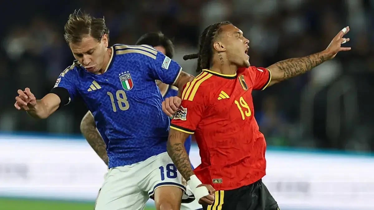 Italia kalah 0-2 dari Belgia di Nations League. (@azzurri/Instagram)