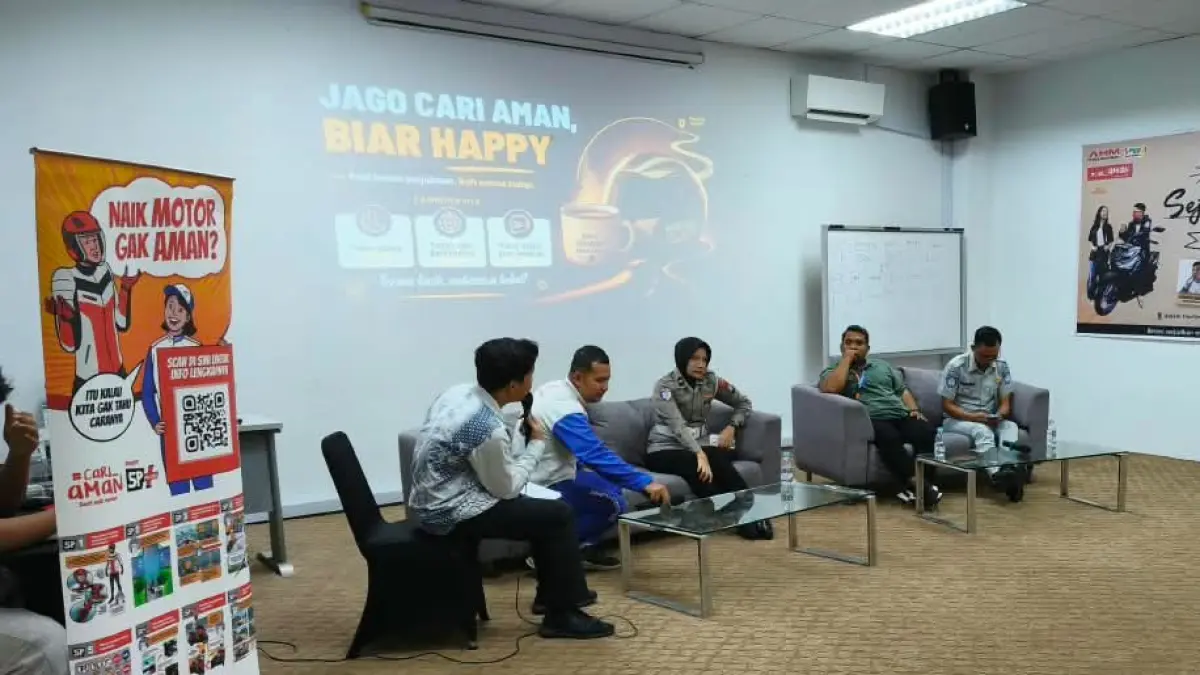 200 peserta mengikuti Seminar Safety Riding Honda bertema “Secangkir Kopi Sejuta Impian” di Batam Tourism Polytechnic, Jumat (25/9/2026). Seminar membahas keselamatan berkendara, kepatuhan berlalu lintas, hingga risiko kecelakaan bagi masyarakat usia produktif.