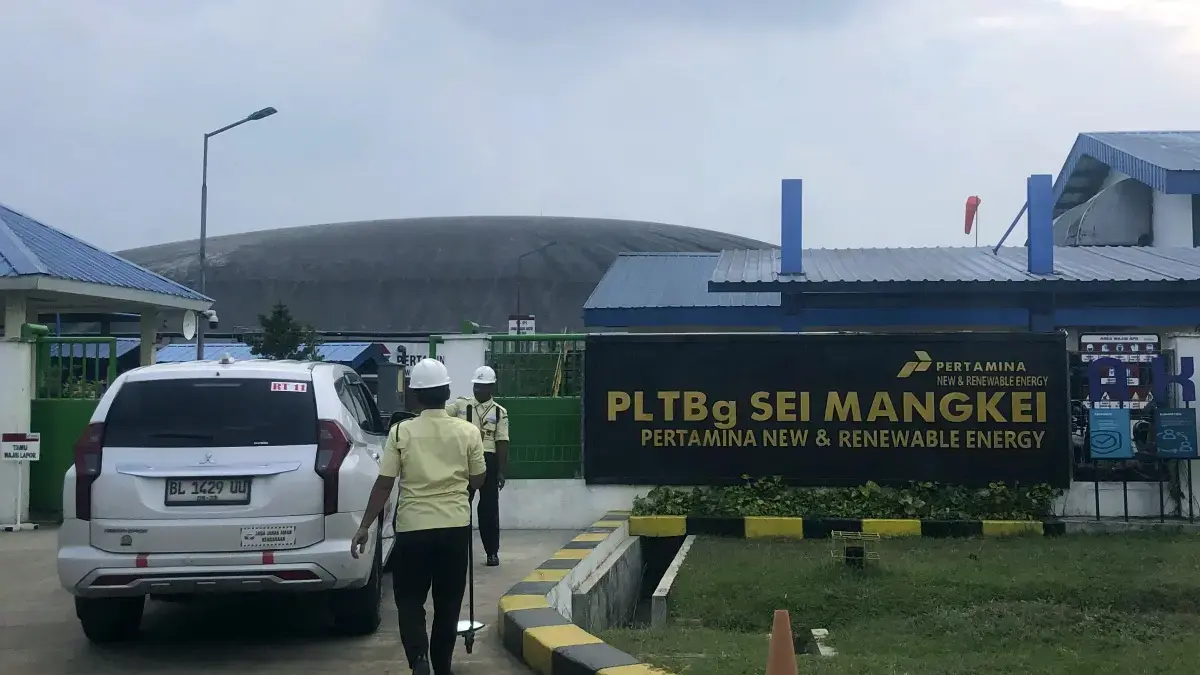 PLTBg Sei Mangkei, Simalungun, Sumatera Utara. (Nurul Adriyana)