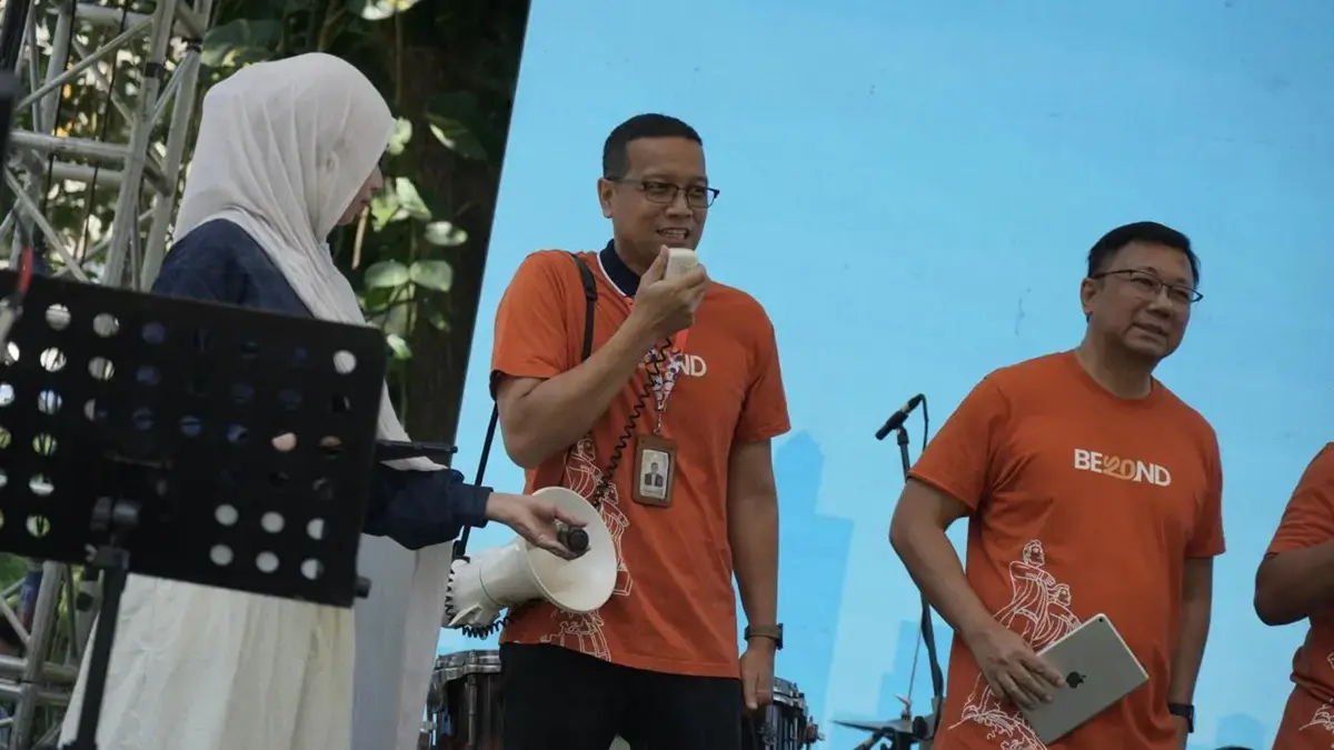 Dekan Fikom dan Bisnis Media Universitas Ciputra Surabaya, Bpk Dr. Cosmas Gatot Hariyono, S.Sos.,M.Si. (Yordi/MNA Universitas Ciputra)