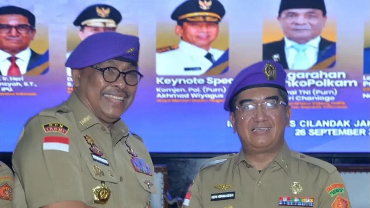 Rektor Universitas Indonesia (UI), Prof. Dr. Ir. Heri Hermansyah, S.T., M.Eng., IPU, saat menjadi narasumber pada Seminar Nasional Bela Negara yang diselenggarakan Dewan Pimpinan Nasional Ikatan Alumni Resimen Mahasiswa Indonesia (DPN IARMI) di IPDN Kampus Cilandak, Jakarta, Sabtu (26/9). (Ist).