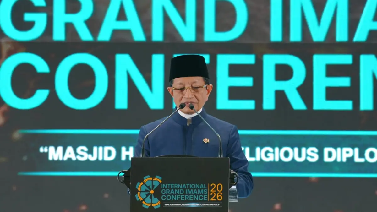 Menteri Agama sekaligus Imam Besar Masjid Istiqlal, Nasaruddin Umar.