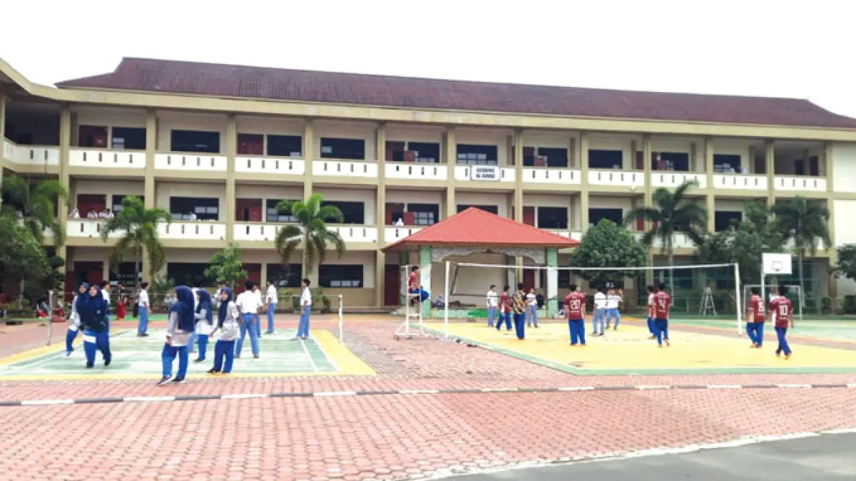 Gedung MAN 1 Batam. Madrasah ini kembali membuka ajang 6 Superstar Science Olympiad (SSO) yang menyasar pelajar tingkat SMP hingga SMA sederajat dari berbagai daerah. Foto: RENGGA YULIANDRA/Batam Pos