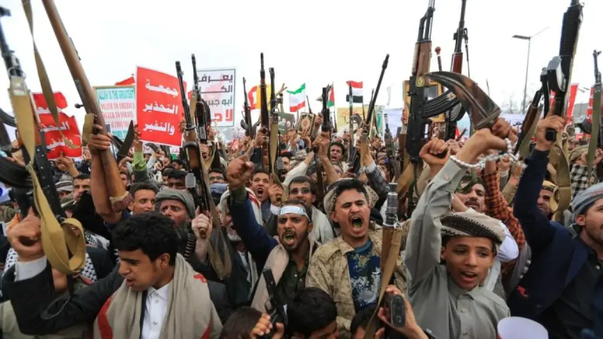 Ilustrasi milisi bersenjata di Yaman, Houthi, yang didukung Iran. (Dok Al-Jazeera).