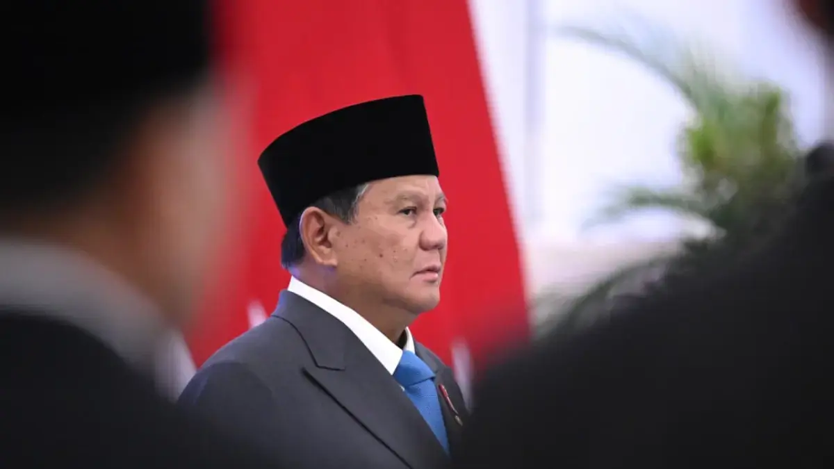 Presiden Prabowo Subianto. (BPMI Setpres)