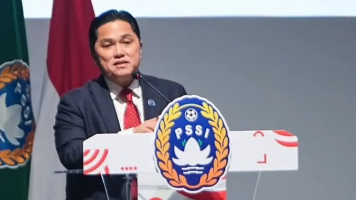 Ketum PSSI Erick Thohir meminta Timnas Indonesia tak meremehkan Bangladesh. (Instagram @erickthohir)