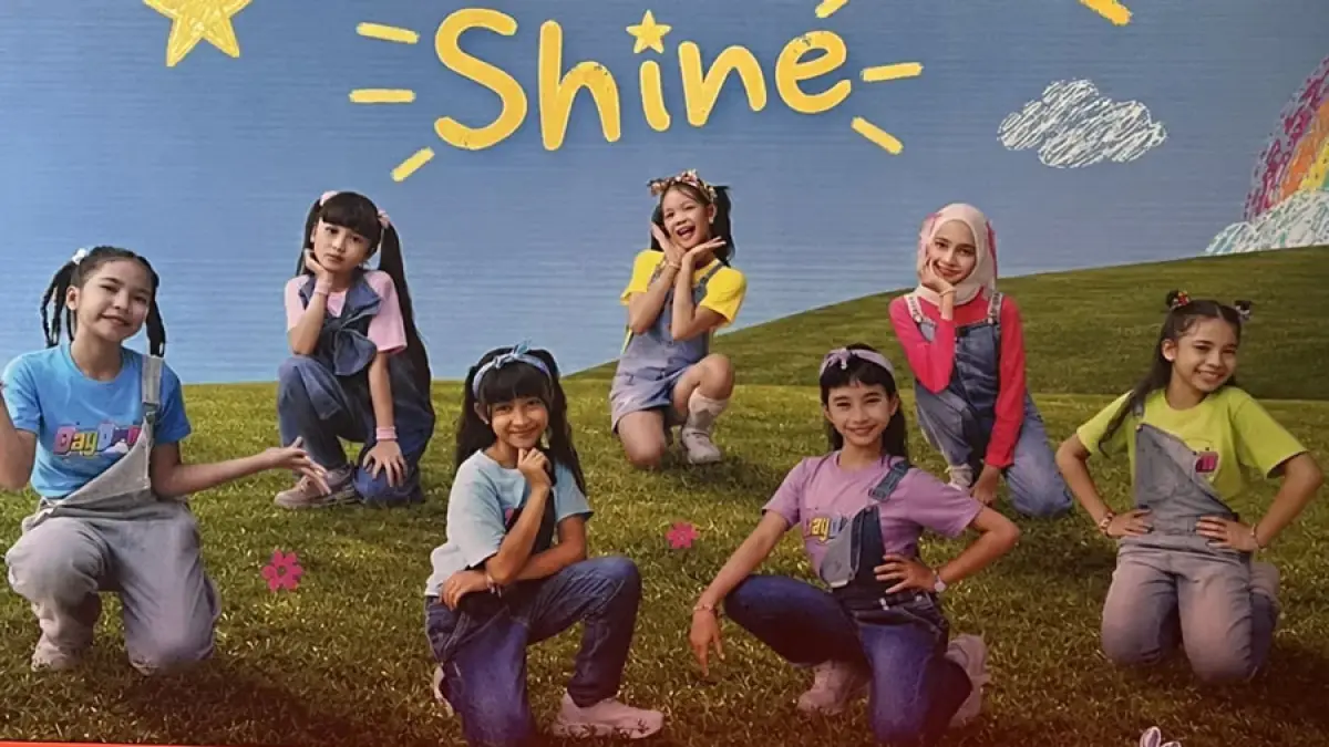 Grup vokal anak DAYDRM merilis single SHINE!. (istimewa)