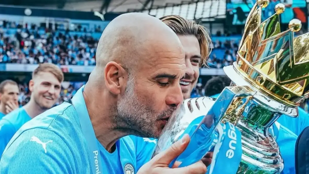 Pep Guardiola buka suara terkait kasus yang menimpa Manchester City. (Dok. Instagram/@mancity)