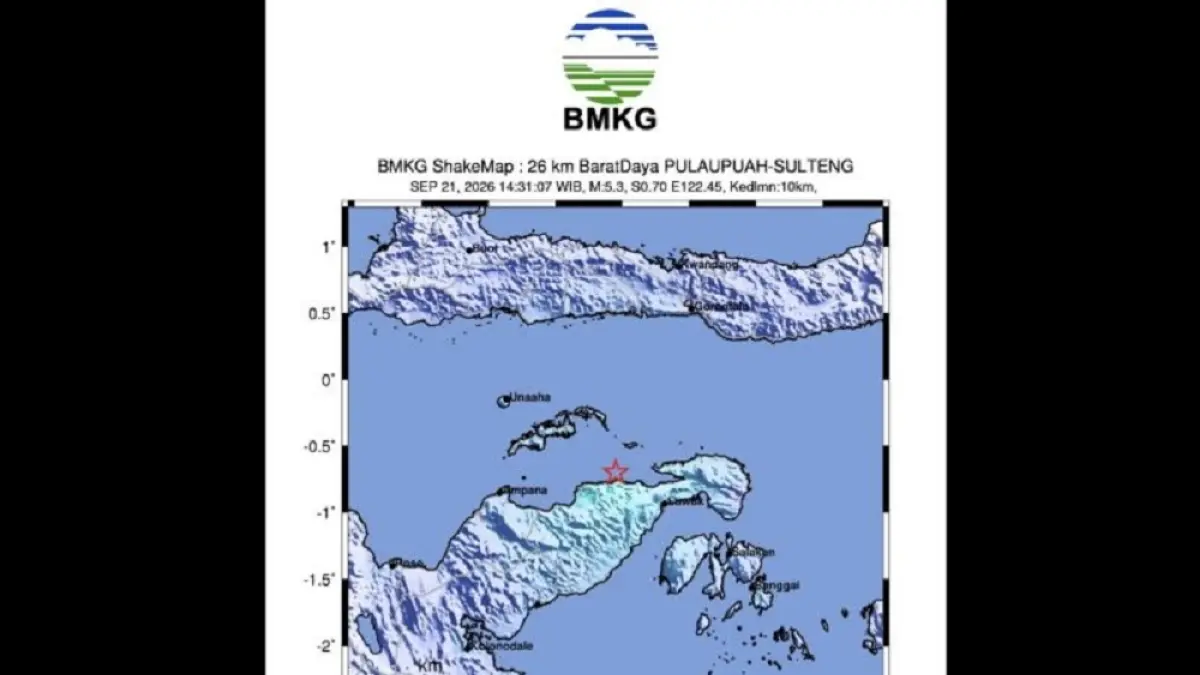 Ilustrasi Peta gempa. (ANTARA/HO-BMKG)