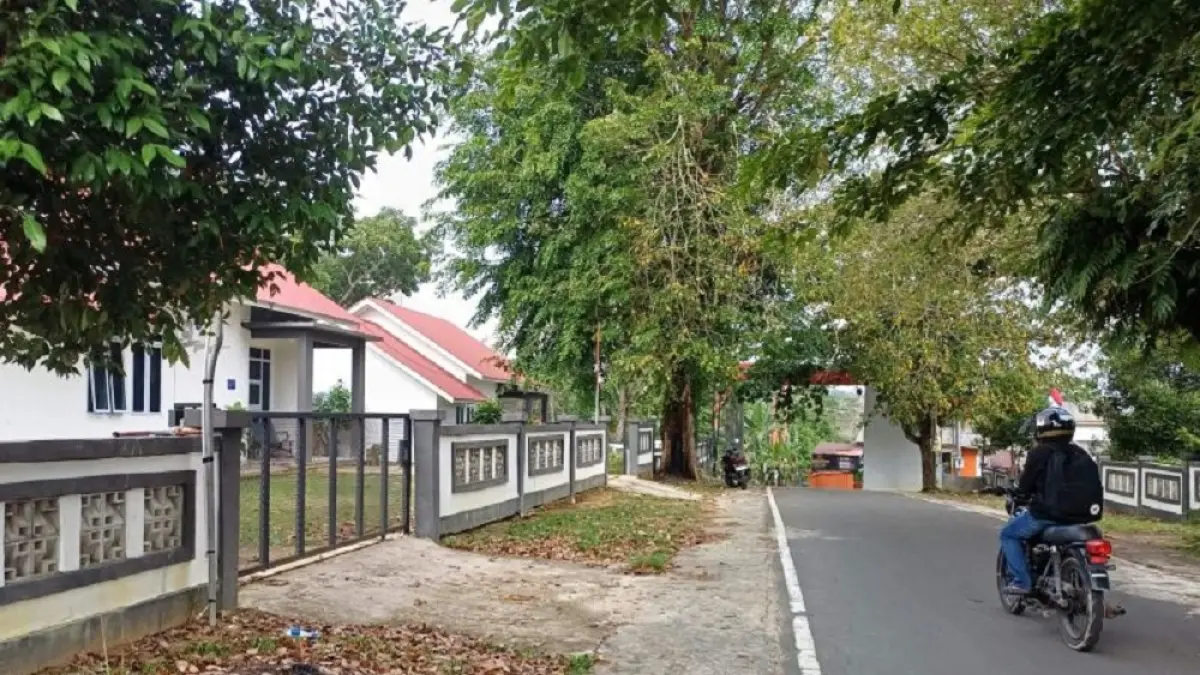 Potret kompleks perumahan dinas ASN di lingkungan Rudenim Pusat Tanjungpinang, Kepri. ANTARA/Ogen