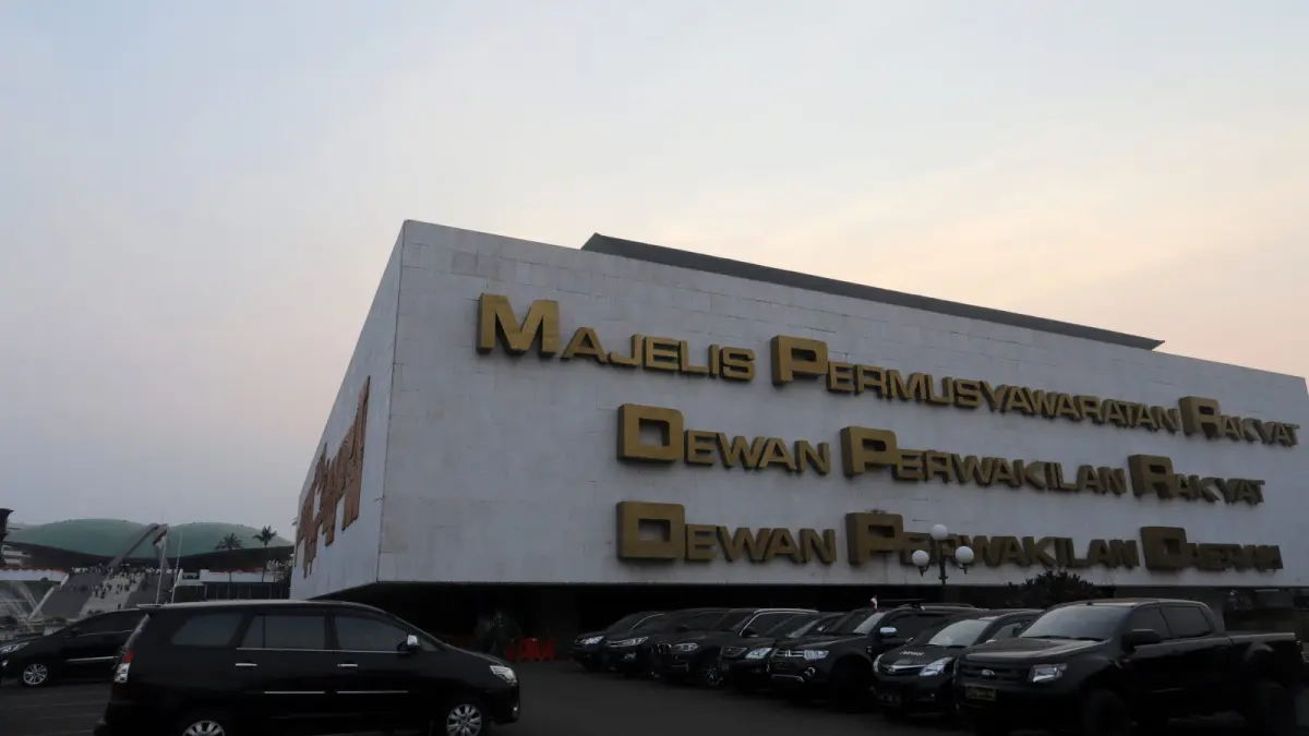 Ilustrasi Gedung DPR MPR - f.Dery Ridwansah