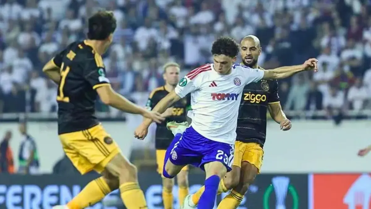 Ajax Amsterdam kalah 1-2 dari Hajduk Split di Liga Europa. (Elvir Islamovic/UEFA)