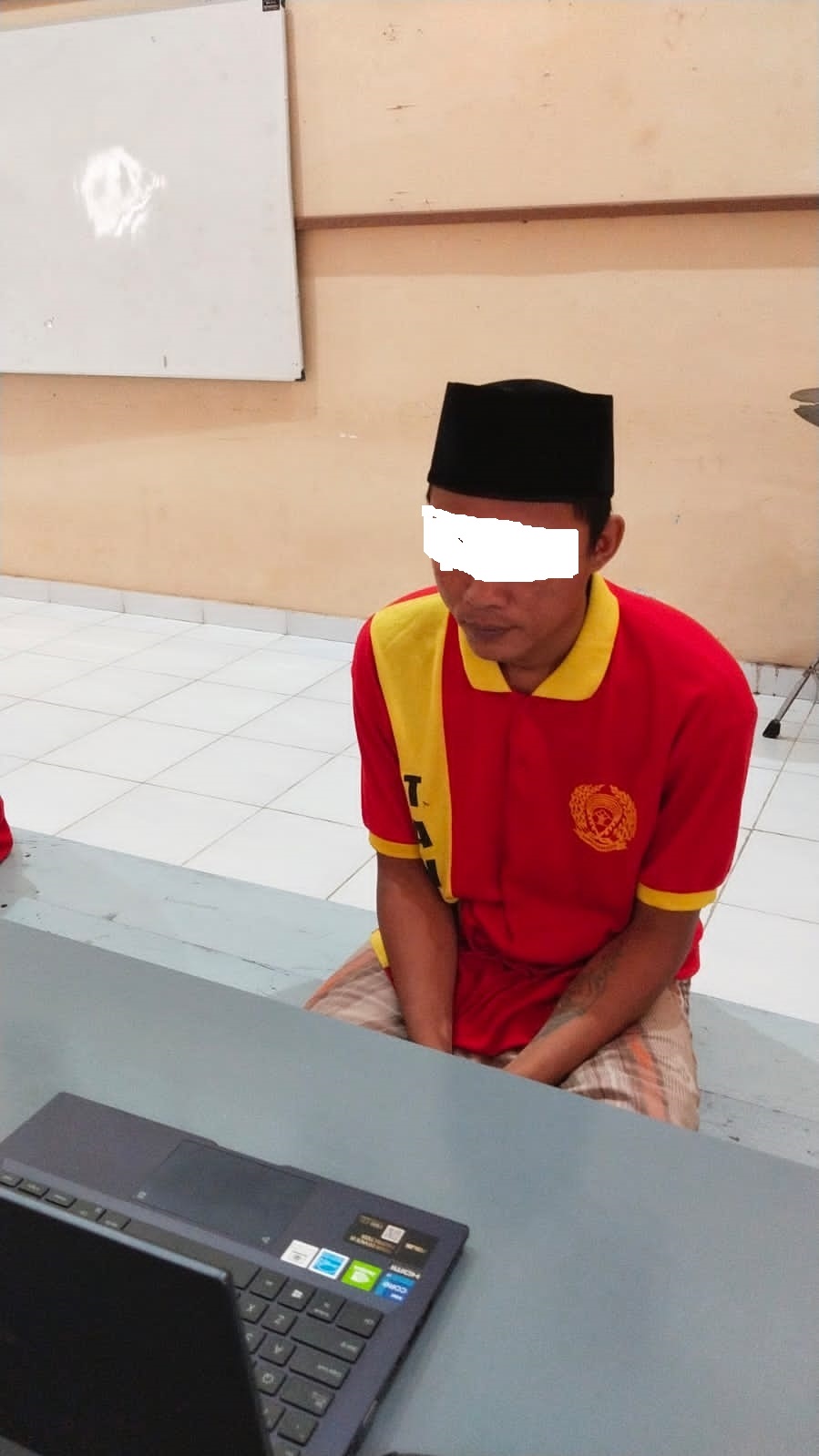 DIVONIS: Amud saat menjalani proses hukum di PN Lamandau